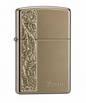 Zorro Embroidery Design Flip Lid Lighter Gift Box Set with 16ML Fluid Refill