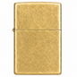Zorro Scuffed Gold Flip Lid Lighter Gift Box Set with 16ML Fluid Refill