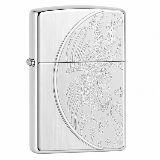 Zorro Japanese Design Flip Lid Lighter Gift Box Set with 16ML Fluid Refill