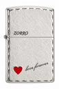 Zorro Love Forever Flip Lid Lighter Gift Box Set with 16ML Fluid Refill
