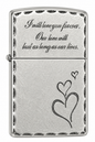 Zorro Love Design Flip Lid Lighter Gift Box Set with 16ML Fluid Refill