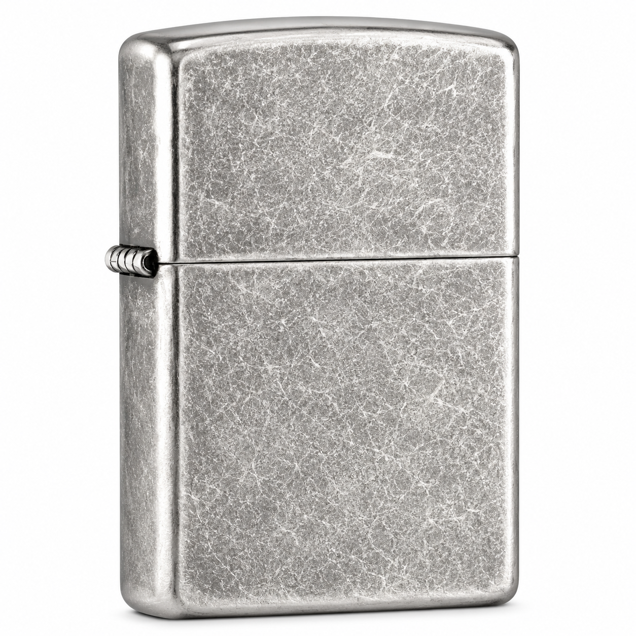 Zorro Lighter Fluid Refill Flip Lid Worn Silver Design