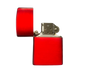 Zorro Lighter Fluid Refill Flip Red Design