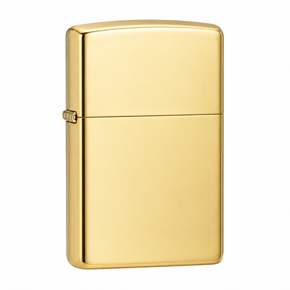 Zorro Gold Design Flip Lid Lighter Gift Box Set with 16ML Fluid Refill