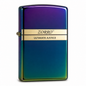 Zorro Gradient Design Flip Lid Lighter Gift Box Set with 16ML Fluid Refill
