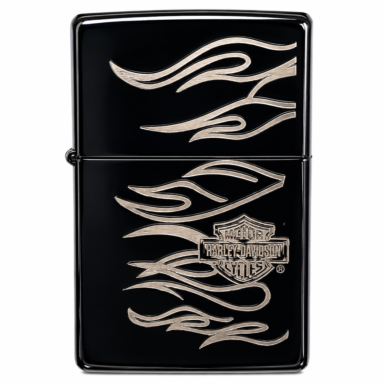 Zorro HP Black Lover Flip Lid Lighter Gift Set with 16ML Fluid Refill