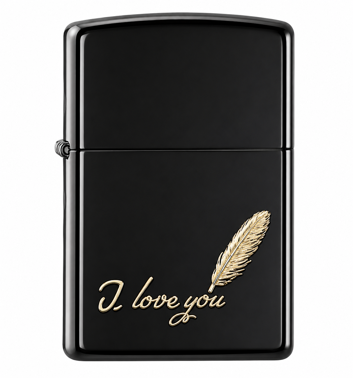 Zorro I Love You Flip Lid Lighter Gift Box Set with 16ML Fluid Refill
