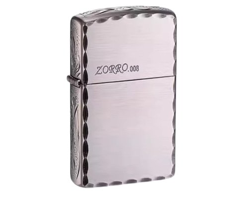 Zorro Lighter Fluid Refill Flip Lid .008 Design - Zorro Lighters