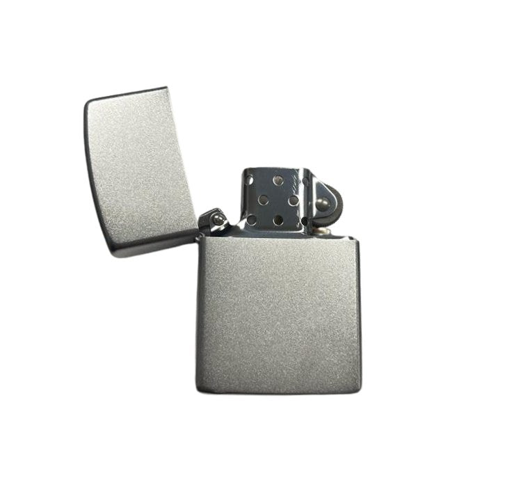 Zorro Lighter Fluid Refill Flip Lid Antique Silver Design - Zorro Lighters