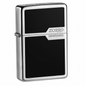 Zorro Black & Silver Flip Lid Lighter Gift Box Set with 16ML Fluid Refill