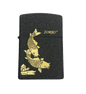Zorro Lighter Fluid Refill Flip Lid Coy Fish Design