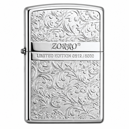 Zorro Demon Dangcao Flip Lid Lighter Gift Box Set with 16ML Fluid Refill