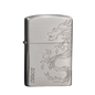 Zorro Lighter Fluid Refill Flip Lid Dragon Design