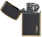 Zorro Lighter Fluid Refill Flip Lid Elegance Design