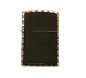 Zorro Lighter Fluid Refill Flip Lid Gold Cut Corners Design