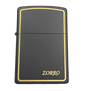 Zorro Lighter Fluid Refill Flip Lid Gold Stripes Design