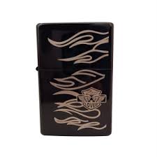 Zorro Lighter Fluid Refill Flip Lid HP Black Lover Design - Zorro Lighters