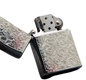 Zorro Lighter Fluid Refill Flip Lid Intricate Leaf Design