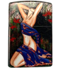 Zorro Lighter Fluid Refill Flip Lid Lady Design