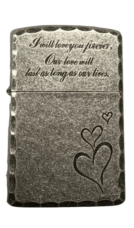 Zorro Lighter Fluid Refill Flip Lid Love Design