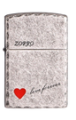 Zorro Lighter Fluid Refill Flip Lid Love Forever Design