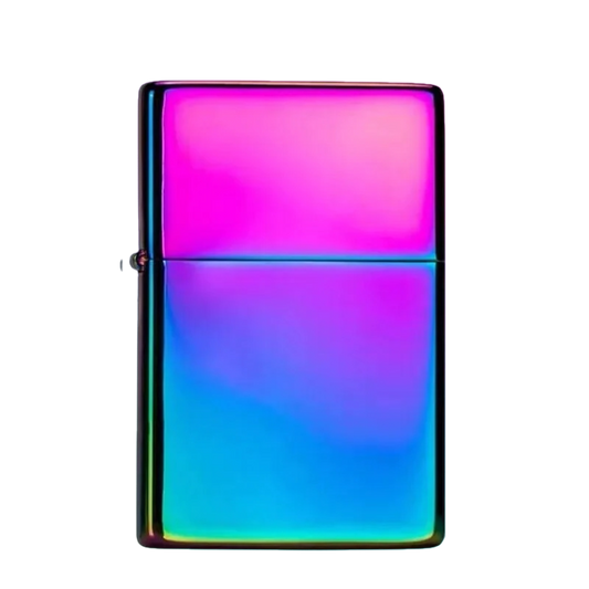 Zorro Lighter Fluid Refill Flip Lid Rainbow Design