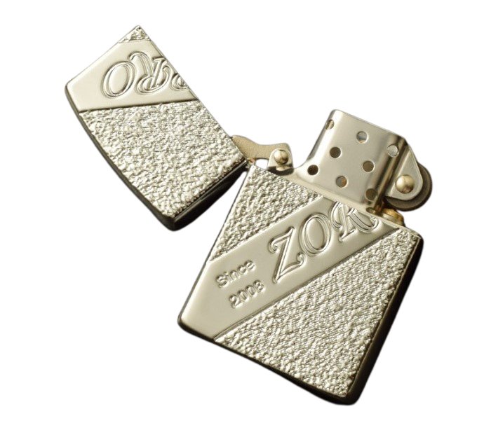 Zorro Lighter Fluid Refill Flip Lid Silver - Zorro Lighters