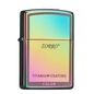 Zorro Lighter Fluid Refill Flip Lid Titanium Colourful Design