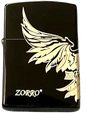 Zorro Lighter Fluid Refill Flip Lid Wings Design