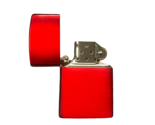 Zorro Lighter Fluid Refill Flip Red Design
