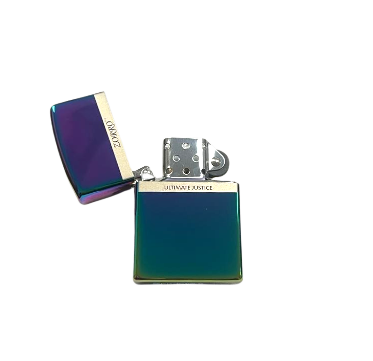 Zorro Lighter Fluid Refill Flip Lid Gradient Design