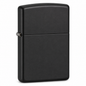 Zorro Solid Black Flip Lid Lighter Gift Box Set with 16ML Fluid Refill