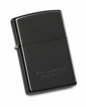 Zorro Titanium Black Thick Case Flip Lid Lighter Gift Box Set with 16ML Fluid Refill