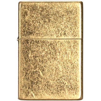 Zorro Lighter Fluid Refill Flip Lid Scuffed Gold Design